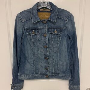 Eddie Bauer Blue Denim Jean Jacket Size S like New